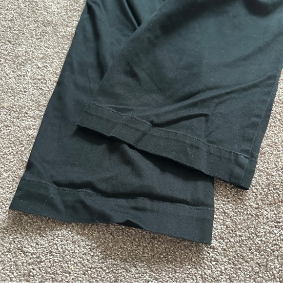 Vintage Y2K Lee Black Chino Mid Rise Straight Leg Pants Women’s Size 12 Petite - Picture 12 of 13